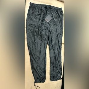 Louis Vuitton Black Monogram Shiny Monogram Pants